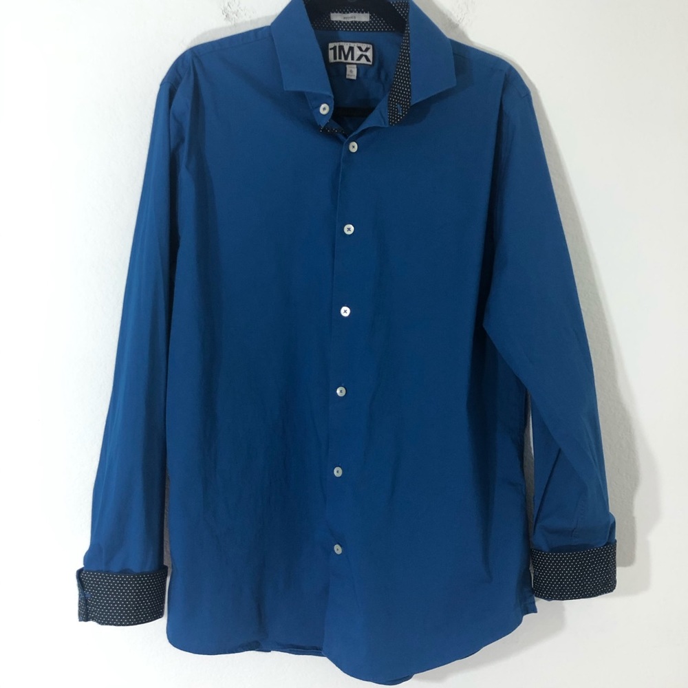 Express Men’s Fitted Dress Shirt Size XL 17-17.5